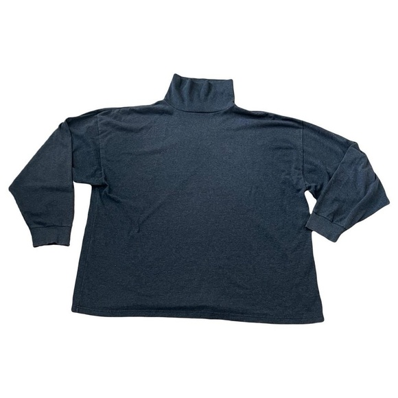 Puritan Tops - Vintage slouchy grey turtle neck